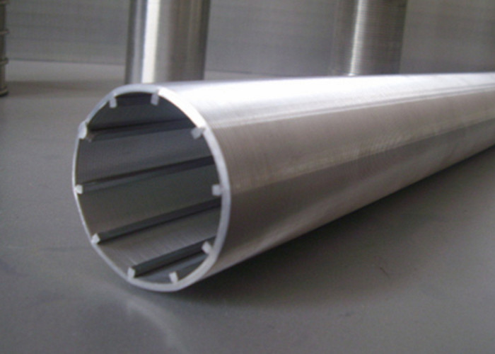 Water Well Johnson Well Screen , Stainless Steel Wedge Wire Filter Pipe