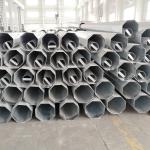 45FT 13716mm Electrical Service Pole ASTM A36 4.0mm Galvanised Steel Pole