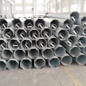 Quality 45FT 13716mm Electrical Service Pole ASTM A36 4.0mm Galvanised Steel Pole wholesale