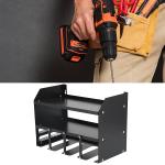 Convenience Stores Wall Mount Cordless Drill Tool Holder Organizer Rack Plastic