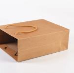 recyclable custom brown kraft paper bag
