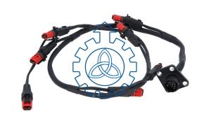 Quality 504389794 Truck Spare Parts Cable Harness 10 Pins For Injection Nozzle wholesale