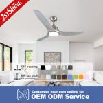 230V DC Plastic Ceiling Fan 52 Inch Kitchen Ceiling Exhaust Fans