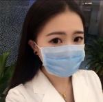 Latex Free 3 Ply Disposable Face Mask With Elastic Ear Loop
