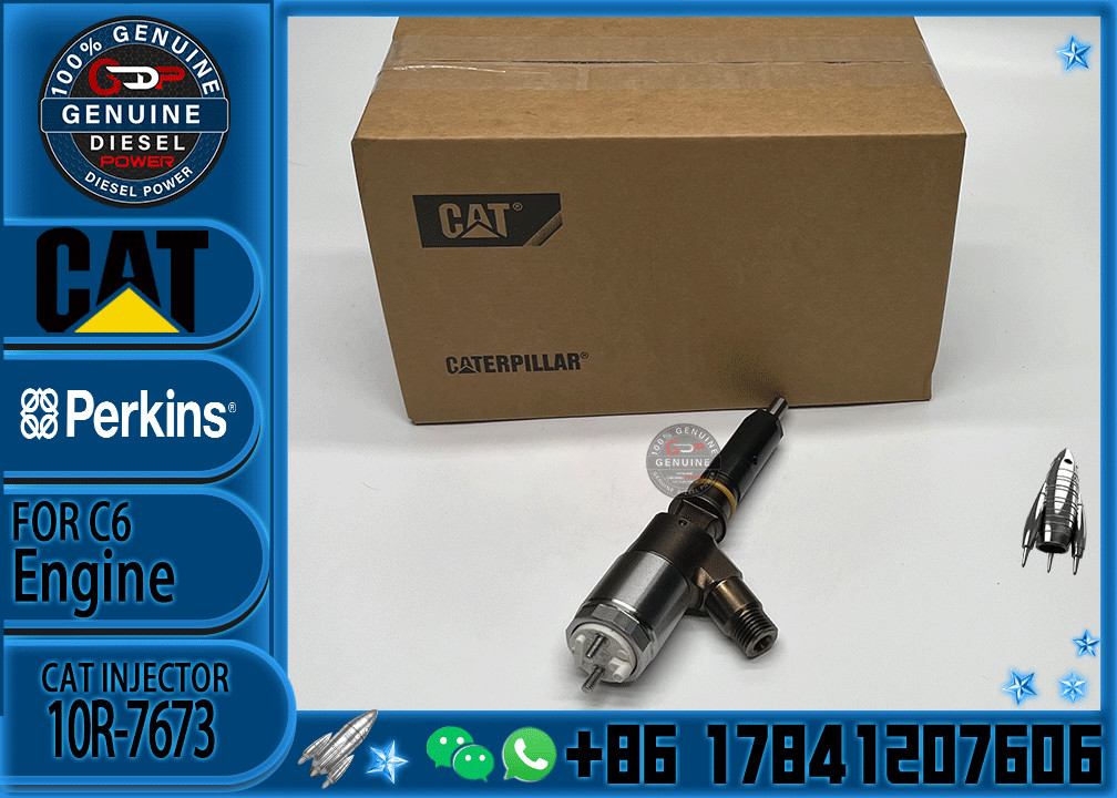 High Quality C6.6 Diesel Engine Cat 320D Injector Fuel Inyector 3200690 10R-7673 2645A749 320-0690 For Caterpillar Excav
