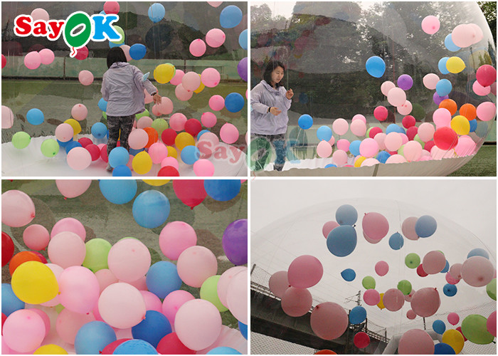 Kids Bubble Bouncy Inflatable Air Tent Balloon Clear Domes Tent