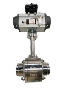 Quality LNG LO2 LAr2 DN100 PN16 Ball Cryogenic Pneumatic Valve wholesale