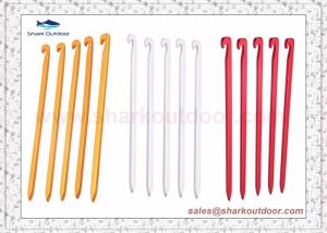 Quality Aviation Aluminum Alloy Tent Pegs Ultralight Square nail Stakes Hook Pin Nails Camping Accessories wholesale