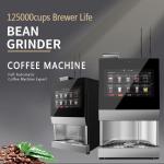 Metal Steel Automatic Cappuccino Vending Machine MDB Protocol