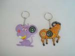 Reusable Logo Printed Custom PVC Keychains For Promotion Gifts