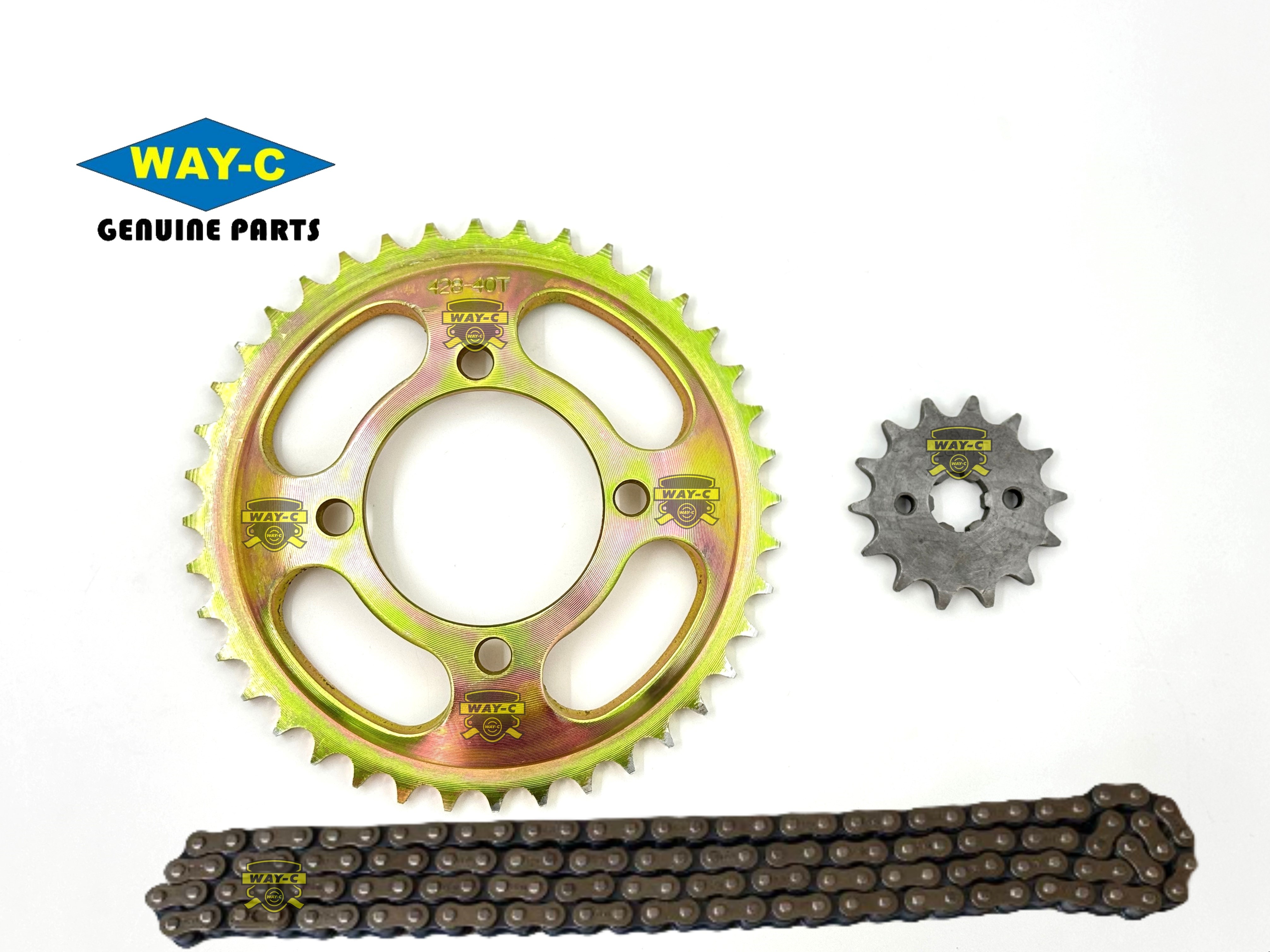 Motorcycle Alloy Chain Sprocket Kit 64511H17410H000 For HAOJUE XPRESS