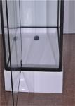 Fashion Pivot Door， Corner Shower Stalls , Square Shower Cabin with white