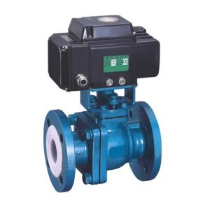 Quality Thread Connection Electric Motor Operated Valve Fluorine Lined Ball Valve wholesale