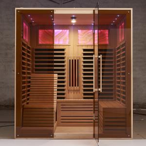 Quality Far Infrared Indoor Sauna Room Wood Dry Steam 1800x1500x2000mm wholesale