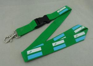 Quality Blue Sporting Meeting Promotional Lanyards Single Side Polyester wholesale