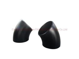 Quality ASTM B16.9 Welded Pipe Fittings BW A234 WPB , 45 Degree Short Radius Elbow wholesale