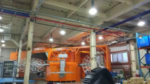 Quality Energy Efficient 3 Arm Small Rotomolding Machine Easy Operation wholesale