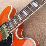 New style high-quality hollow body jazz electric guitar, Bursting maple top &