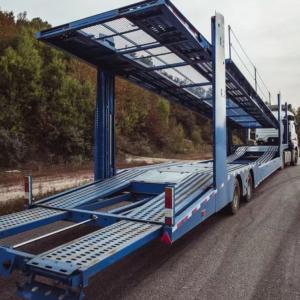 Quality Double Classis 3 Axle 6/8/10 Car Carrier Semi-Trailer Car Transport Truck Trailer with 1 wholesale