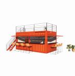 Affordable 20ft or 40ft Shipping Container Prefabricated Shops Stores with