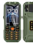 4 SIM Card 2G Cell Phone Flashlight FM Radio Q9 3.5 Inch Long Lasting