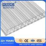 20mm 32mm Polycarbonate Roofing Sheets X Structure PC Policarbonato Sheet