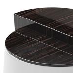 12mm Tempered Black Glass Coffee Table For Dining Room