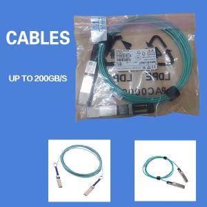 Quality 5m QSFP56 MMF Mellanox AOC HDR Cables MFS1S00-H005E 200Gb/s wholesale