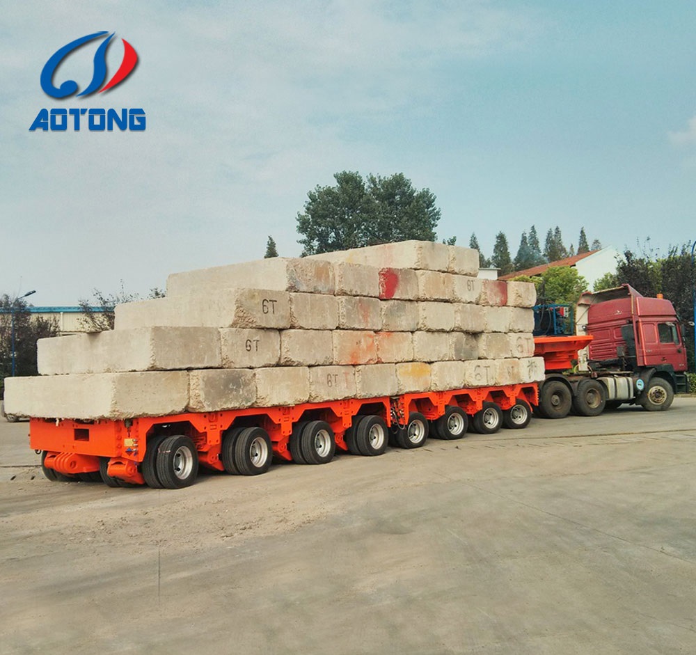 200 Tons Hydraulic Modular Semi-Trailer The Best Choice for Heavy Equipment Transport