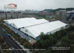 30M x100M Temporary Large Outdoor Exhibition Tents With Whie Roof Cover For