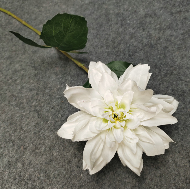 European Style 3 Heads Dahlia Artificial Flower For Home Party Wedding Silk Flower