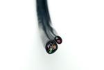 UTP CAT6+2C Unshielded Bulk CCTV Cable 18AWG CCA Power PVC Black Jacket 8 Figure