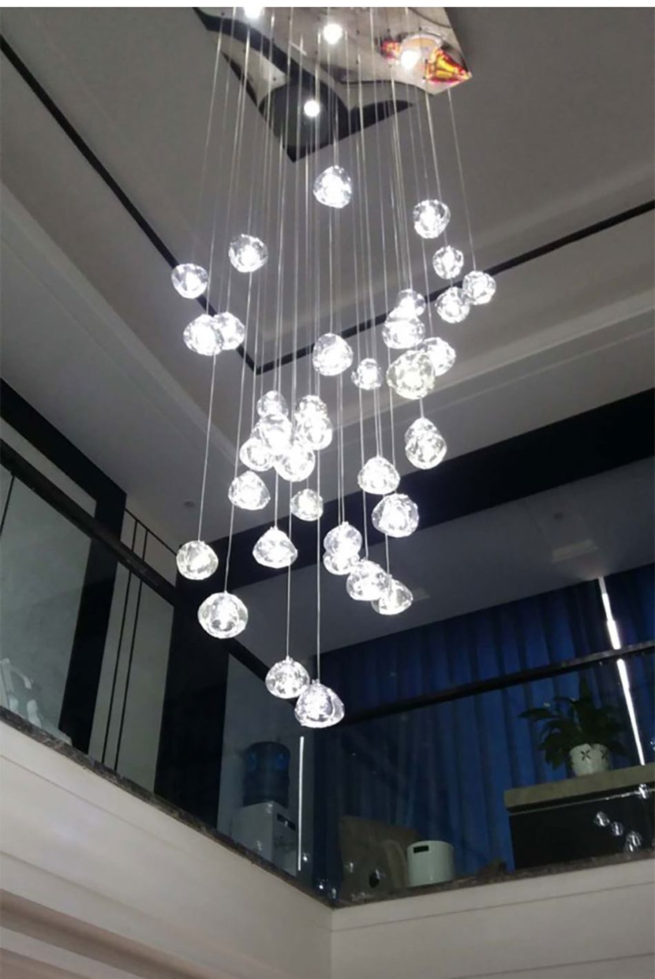 Ceiling Chandelier for Living Room Kitchen Long Staircase morden chandelier stairs(WH-NC-43)