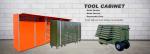 Heavy Duty Cold Rolled Steel Plate Powder Coated Metal Garage Cabinets for
