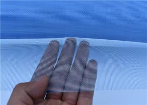 Quality Blue White Polymer Invisible Mosquito Window Screen For 0.5-3m Width wholesale