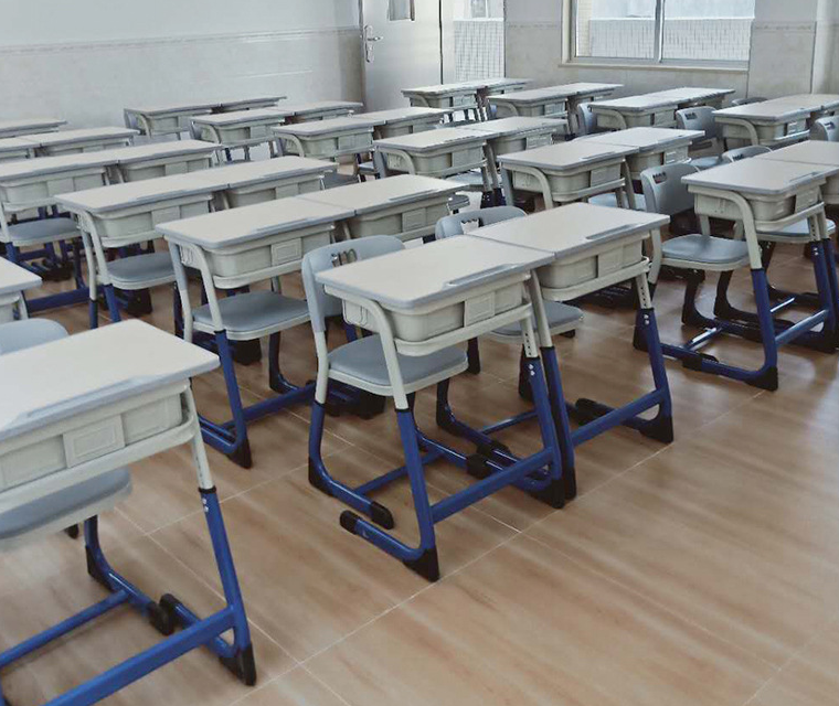 Bedroom Furniture Adjustable Single Student Table And Chair Set for Education Materials