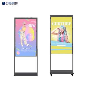 Quality 55 Inch High Brightness Hanging Shop Advertising Display for Indoor Window Facing Digital Signage wholesale