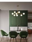 Modern Metal LED Chandelier Lighting Lustre Living Room Villa Interior Decor