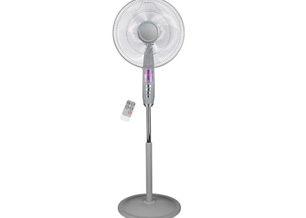 Adjustable Height Electric Floor Standing Fan 16" 45W 180 Degree Oscillation