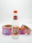 Packaging Wet Glue Label Roll Hologram Custom Business Logo Stickers