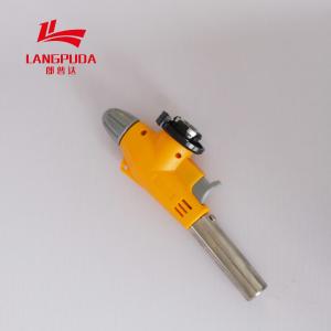 Quality Auto Ignition Handheld 17.5cm Butane Gas Torch Gun wholesale