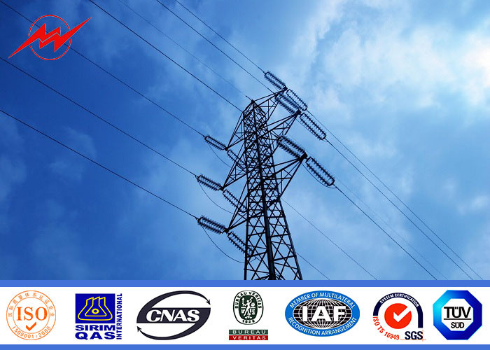 220 Kv Galvanized Steel Pipes Tube Mono Pole Tower 10m-200m Widely Used