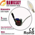 Factory Wholesale C35 E26/E27 Dimmable Light Bulb Filament