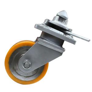 Quality 8 Inch PU Swivel Wheel Casters Shipping Container Castors wholesale