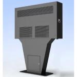 Outdoor Digital Advertising Display , 43 Inch Floor Standing Digital Signage