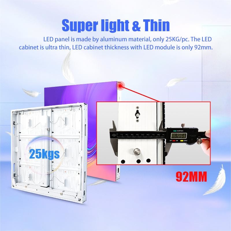 P5.7 Fixed Outdoor LED Screen Refresh Rate 3840Hz 8000cd/M2 Brightness