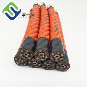 Quality 16mm Steel Wire Core Pp Polypropylene Combination Rope For Fishing Industry wholesale
