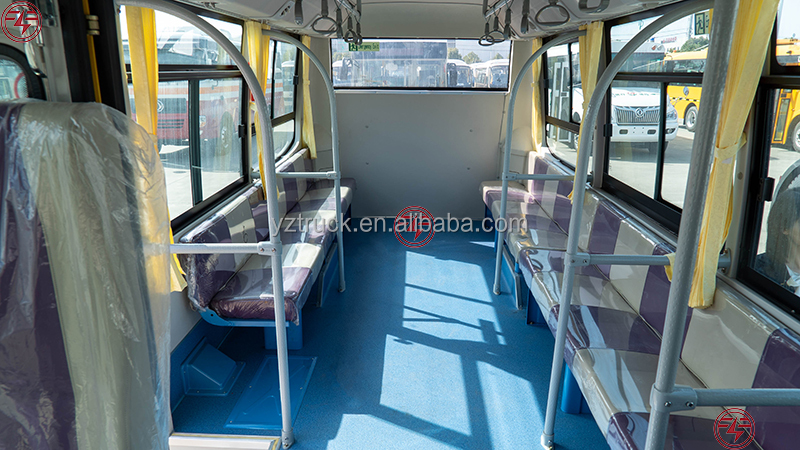 Manual Transmission 19 Seats Diesel LHD RHD Power Steering Cummins Engine Coach Bus