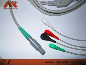 Quality Petas 165R, 260R, 300, K-250, KMA160R Compatible 4 Lead Snap Direct-Connect ECG Cable wholesale