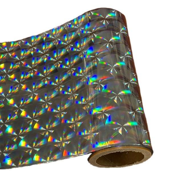 Gift Craft Industrial 3D Lens Holographic Laminating Film BOPP Thermal